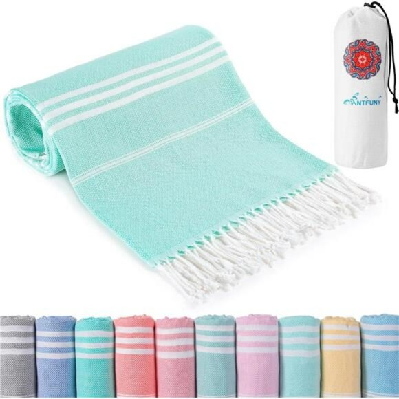Oversized Quick Dry Beach Towel Sand Free XL Swim Pool Travel Blanket - Picture 1 of 6